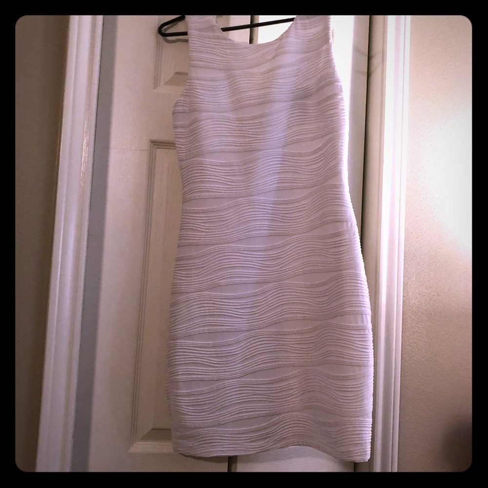White cocktail dress